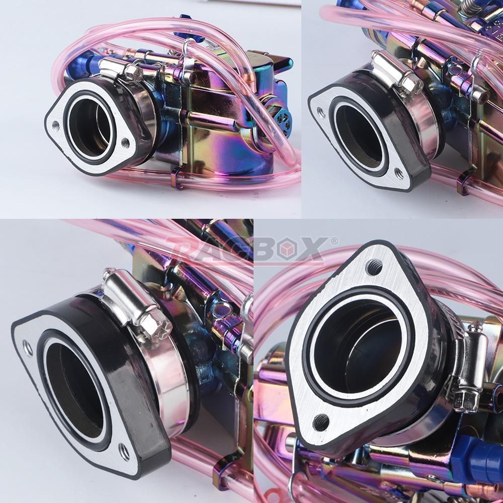 48mm Flange Intake Adapter Carb Manifold Boot Fit PWK 24 26 28 30mm Carburetor