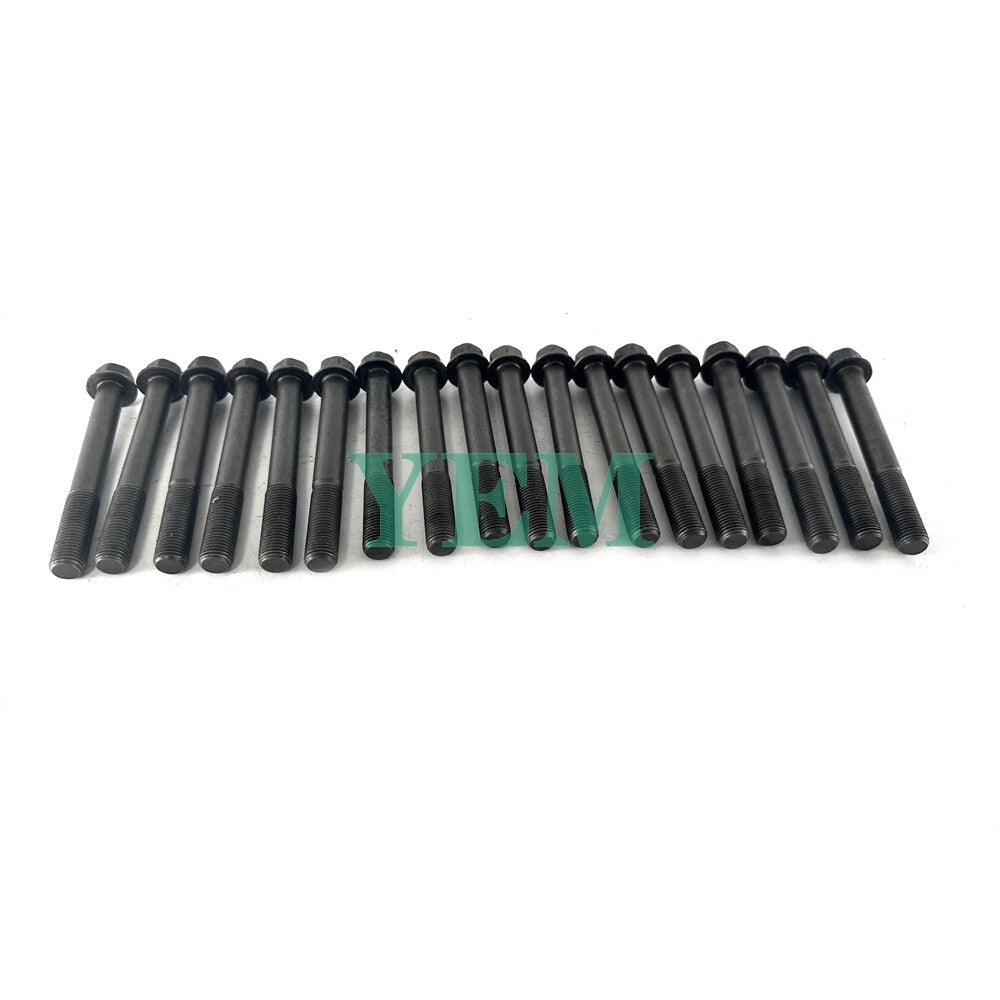 1 Set Engine Head Bolt 18pcs For Yanmar 4TNV84 Engine 4TNV84 Cylinder Head Bolt