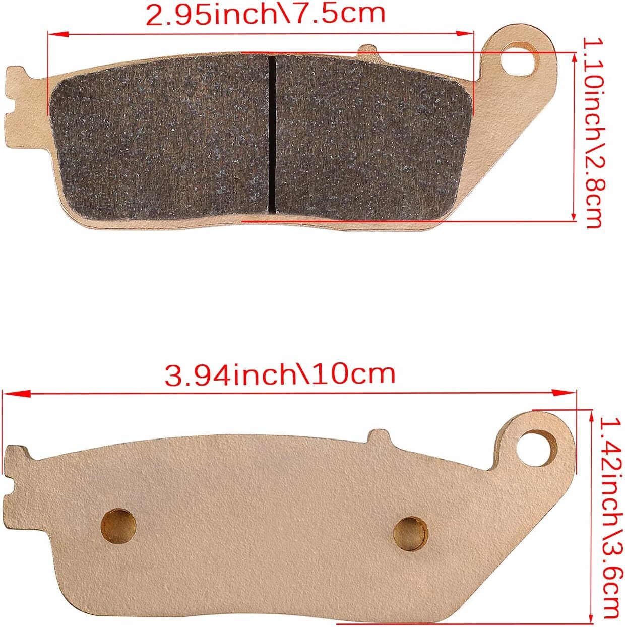 Brake Pad for Honda Shadow 1100 Shadow Sabre 1300 VTX1300C VTX1300R VTX1300S