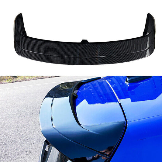 Carbon Fiber Look Rear Roof Spoiler Window Wing for VW for Golf 8 MK8 2020-2021