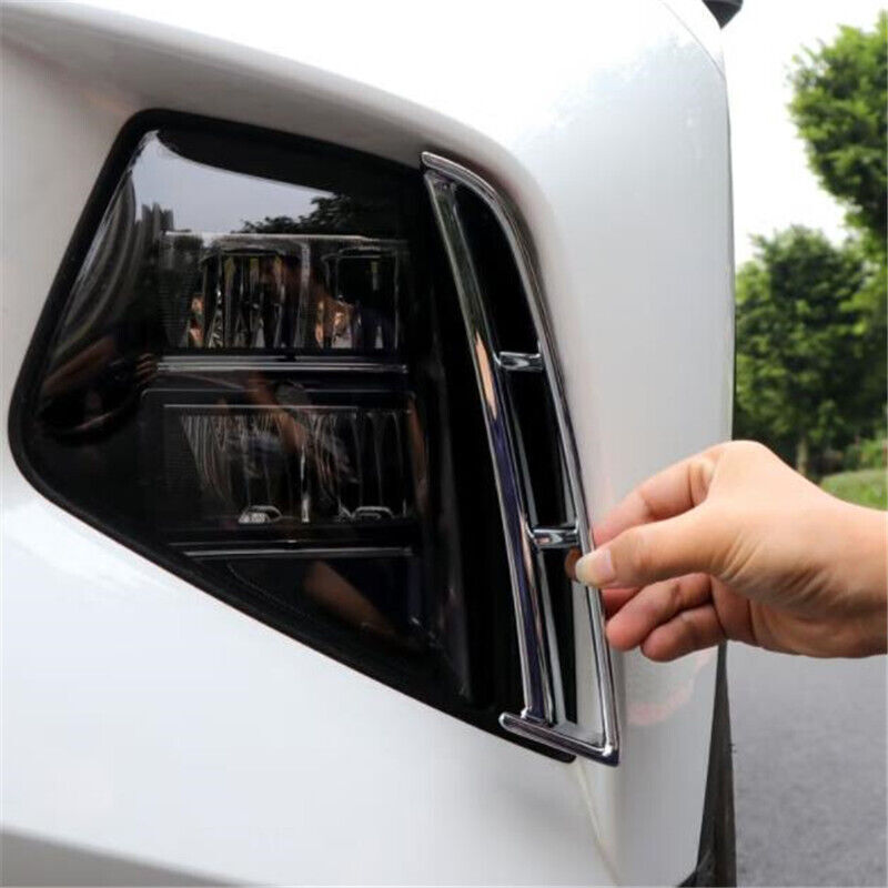 Chrome Front Fog Lamp Light Cover Trim for Hyundai for Tucson 2021 2022 2023 2PCS