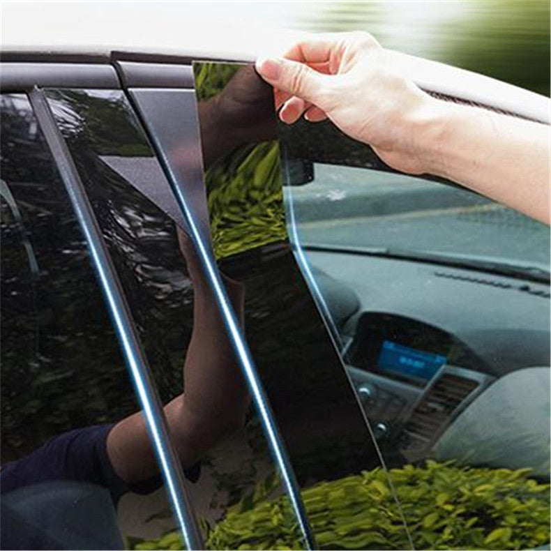 for Honda CR-V 2023-2024 8pc Black Pillar Posts Set Door Trim Piano Cover Kit