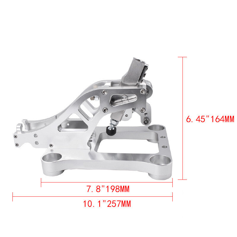 New Billet Shifter Box Assembly for 03-07 Accord CL7 CL9  04-08 TSX  TL Silver