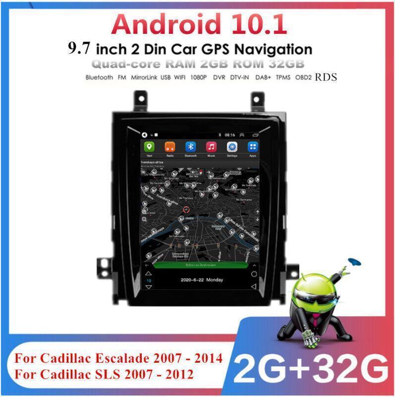 9.7 Android 10.1 Stereo Radio GPS Player for Cadillac for Escalade SLS 2007-2014