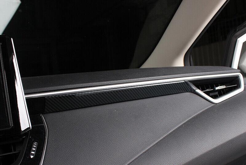 for Toyota for Corolla 2020-2023 Steel Carbon Fiber Center Console Dash Strip Trim
