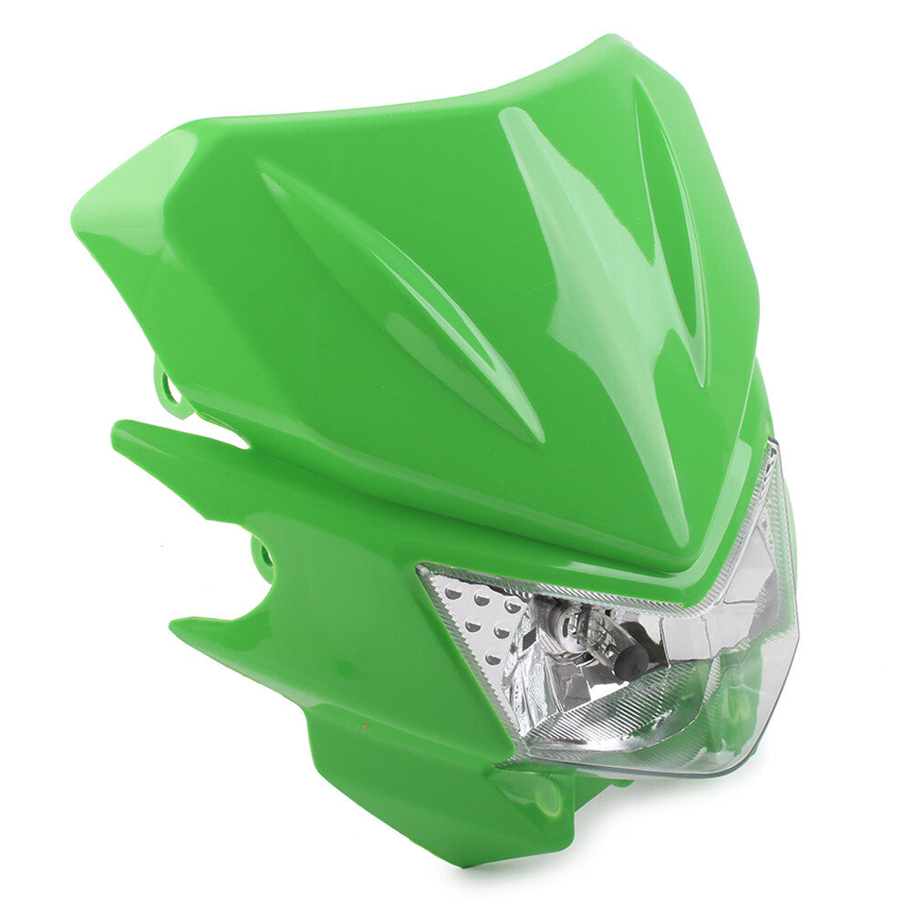 Frontscheinwerfer Verkleidung Hi/Lo f¨¹r Street Fighter Dirt Bike Motor Gr¨¹n