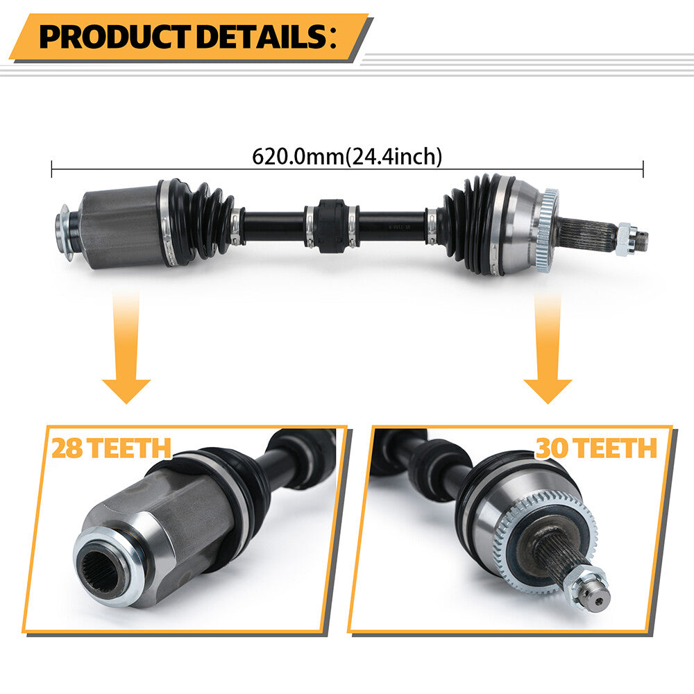 49501-C5480 Right Passenger Side Outer Axle Shaft for KIA Sorento 3.3L 19-20