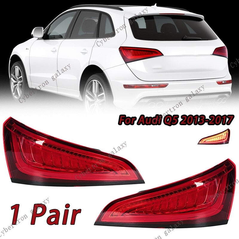 Pair Taillight Taillamp Rear Brake Stop Reverse Lamp for Audi Q5 2013-2017