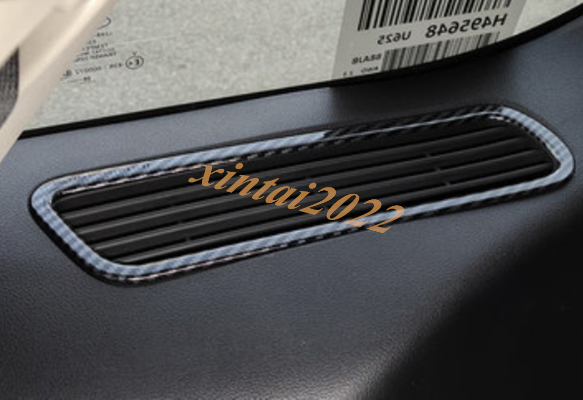 for Ford Explorer 2020-2023 Carbon Fiber Third-row Air Vent Outlet Cover Frames