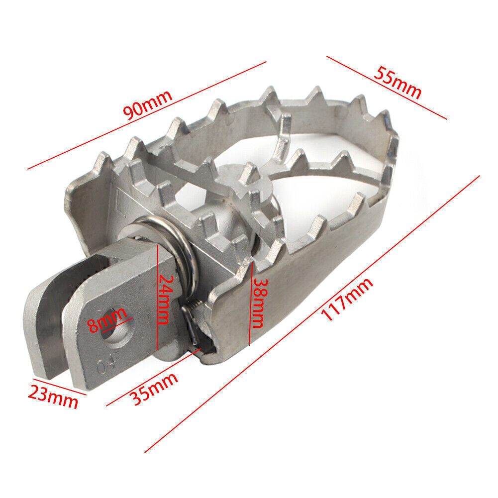 Fu?rasten Paar vorne l Fit for SUZUKI GW250 INAZUMA 2011-2021