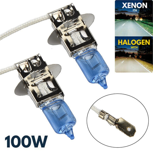 Fog light car bulb 100W 12V 453 socket H3 halogen lamp set xenon lamp appearance