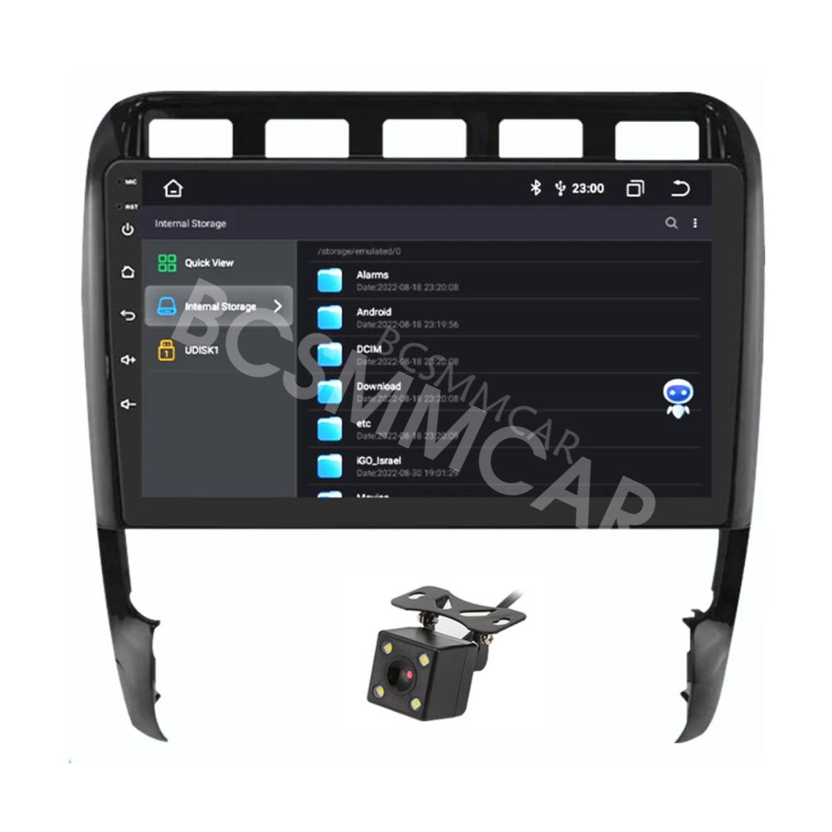 Fit for Porsche for Cayenne 2003-2010 2+64G 9IN Car Stereo Radio Bluetooth Camera