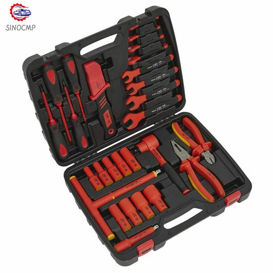 27pcs 1000V Insulated Tool Drive Vehicle Maintenance Tool for Engine Electrical