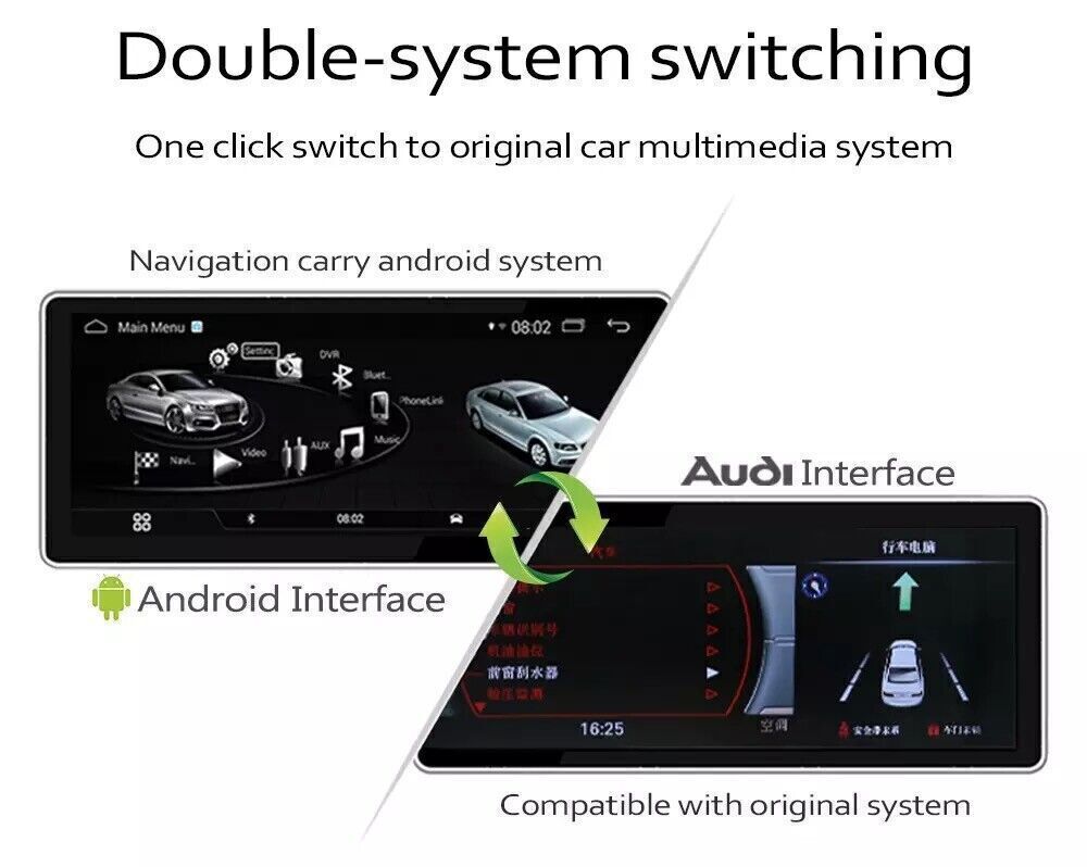 Bluetooth carplay Android Touchscreen radio GPS Navigation 12.3 for Audi Q7 4L