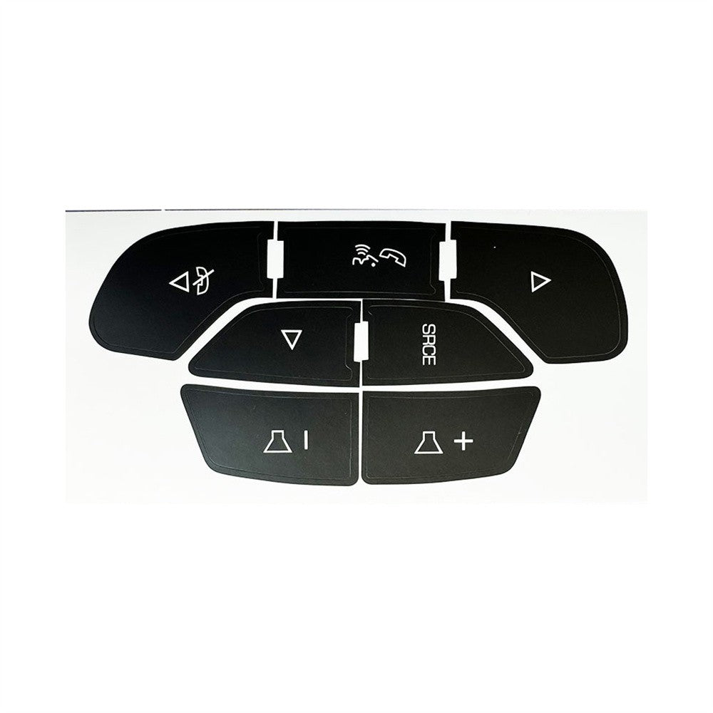 Steering Wheel Navigation Radio Button Stickers Decals for Chevrolet Silverado