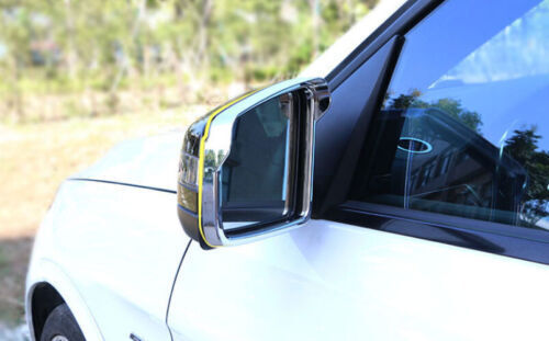 Frame Trim Fit for Benz GLS GLE 2016-2019 Exterior Rear View Mirror Chrome ABS