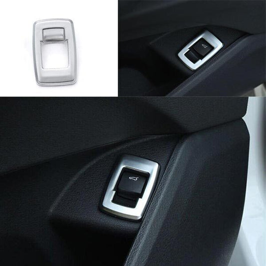 Matte Silver Tailgate Rear Door Switch Fit for BMW X2 F39 2018-2021 Cover Trim