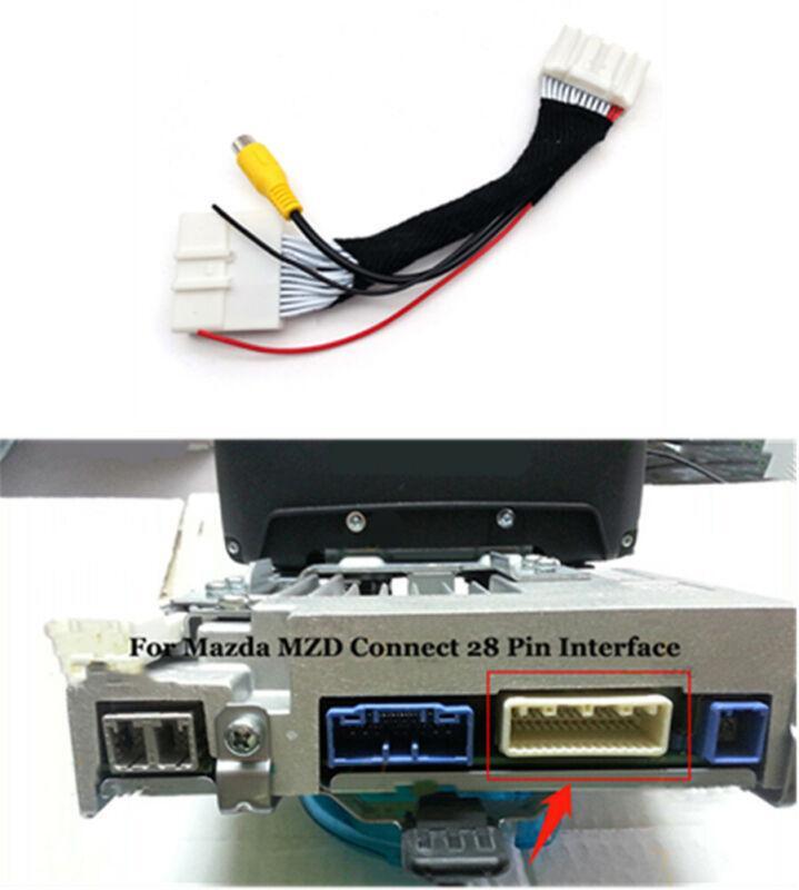 Demio Axela Roadster MX-5 Miata 28P Reverse Camera Cable for Mazda 2, 3, 6 CX-5