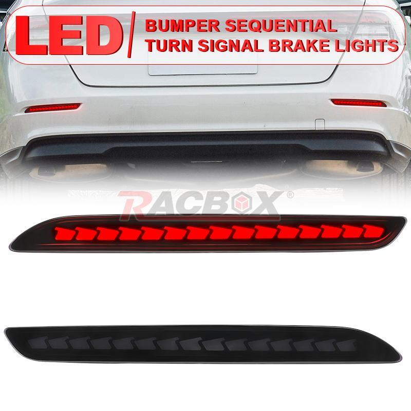 LED Rear Bumper Tail Light for Honda Accord 2023+ Brake Lamp W/ Dynamic Turn 2x