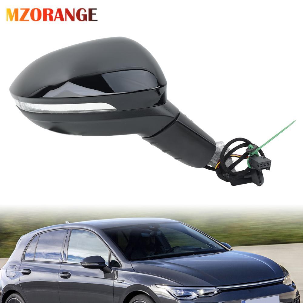 for VW for Golf 8 MK8 20-24 right exterior mirror mirror electric heater black