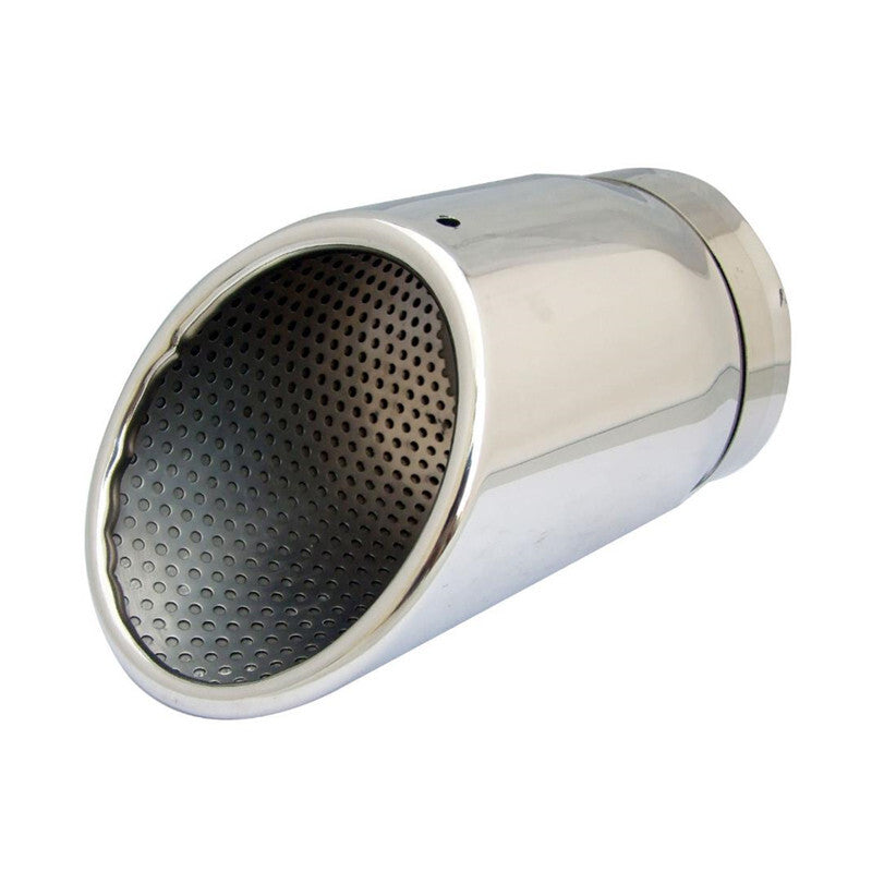 1P 87mm Exhaust Muffler Tip Stainless Steel Pipe Modified Rear Tail Throat Liner