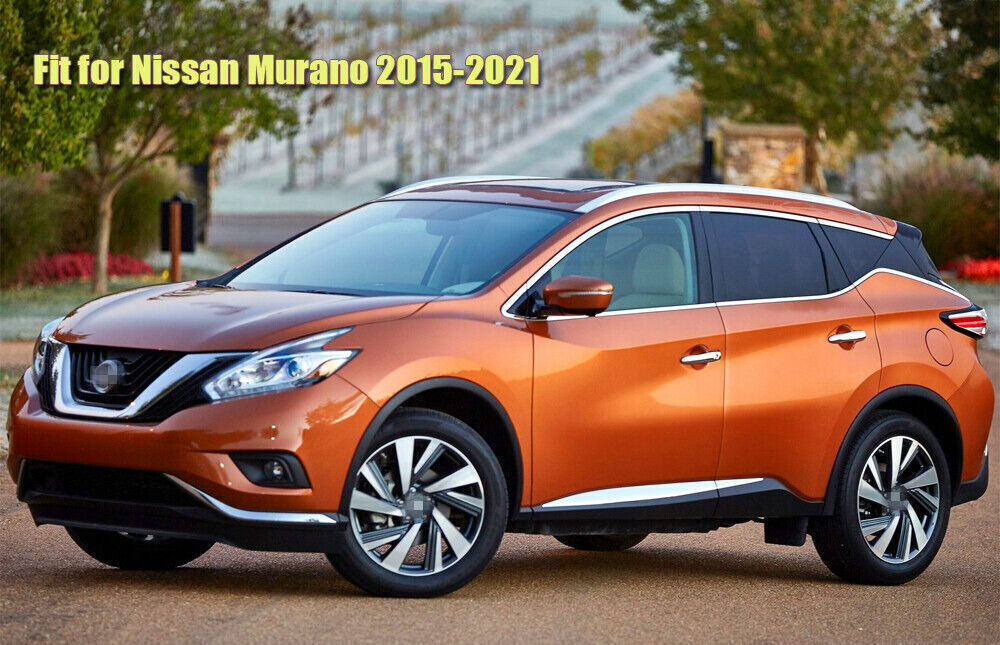 4X Side Window Deflector Visors Rain Guards Vent Shade for 15-2022 for Nissan Murano