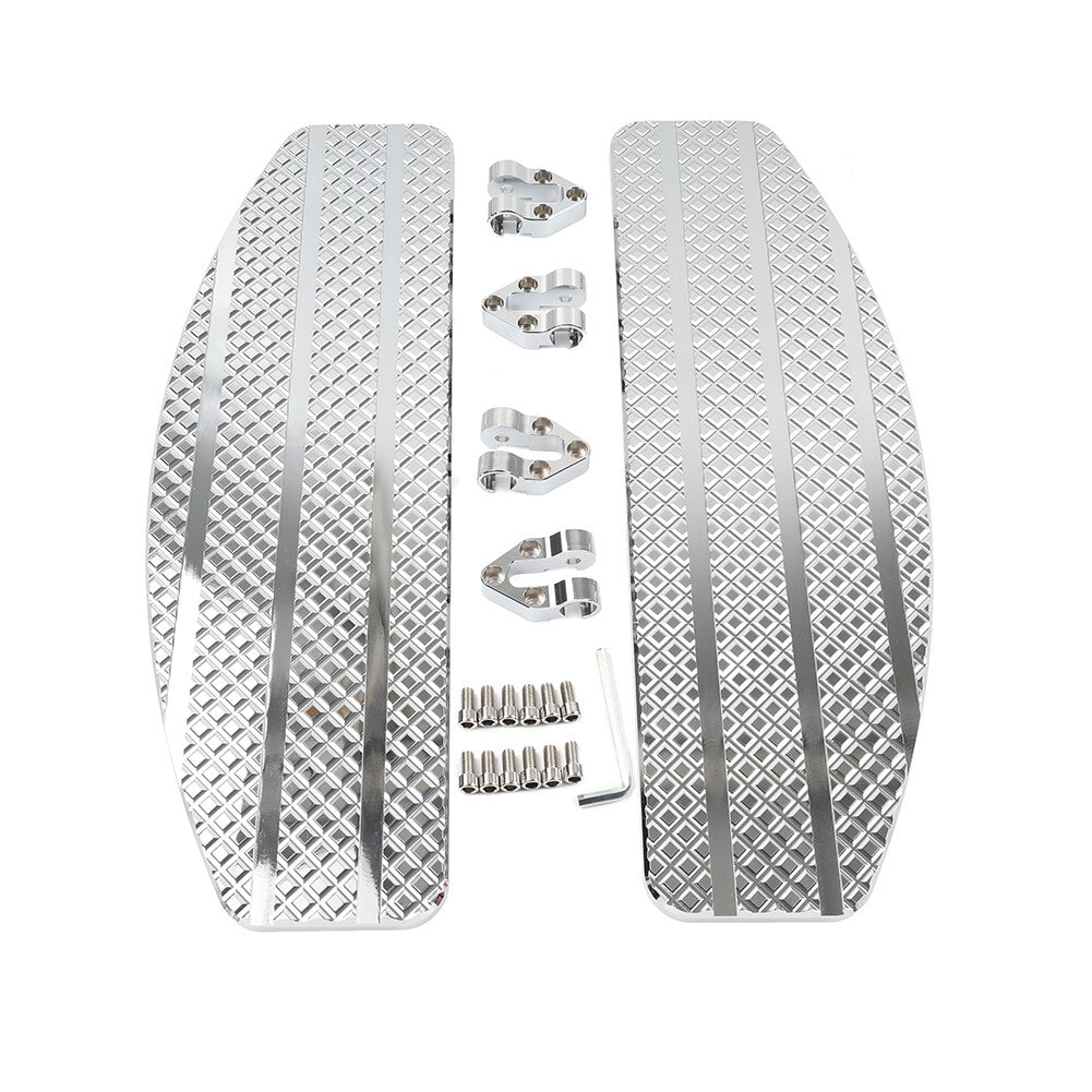 Stretched Driver Floorboards for Harley Electra Street Road Glide Softail