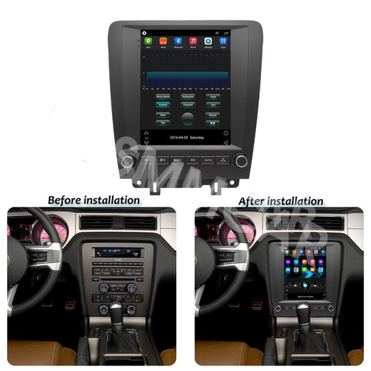 Car Radio Stereo Fit for Ford for Mustang 2010-2014 Touch Screen For Apple Carplay