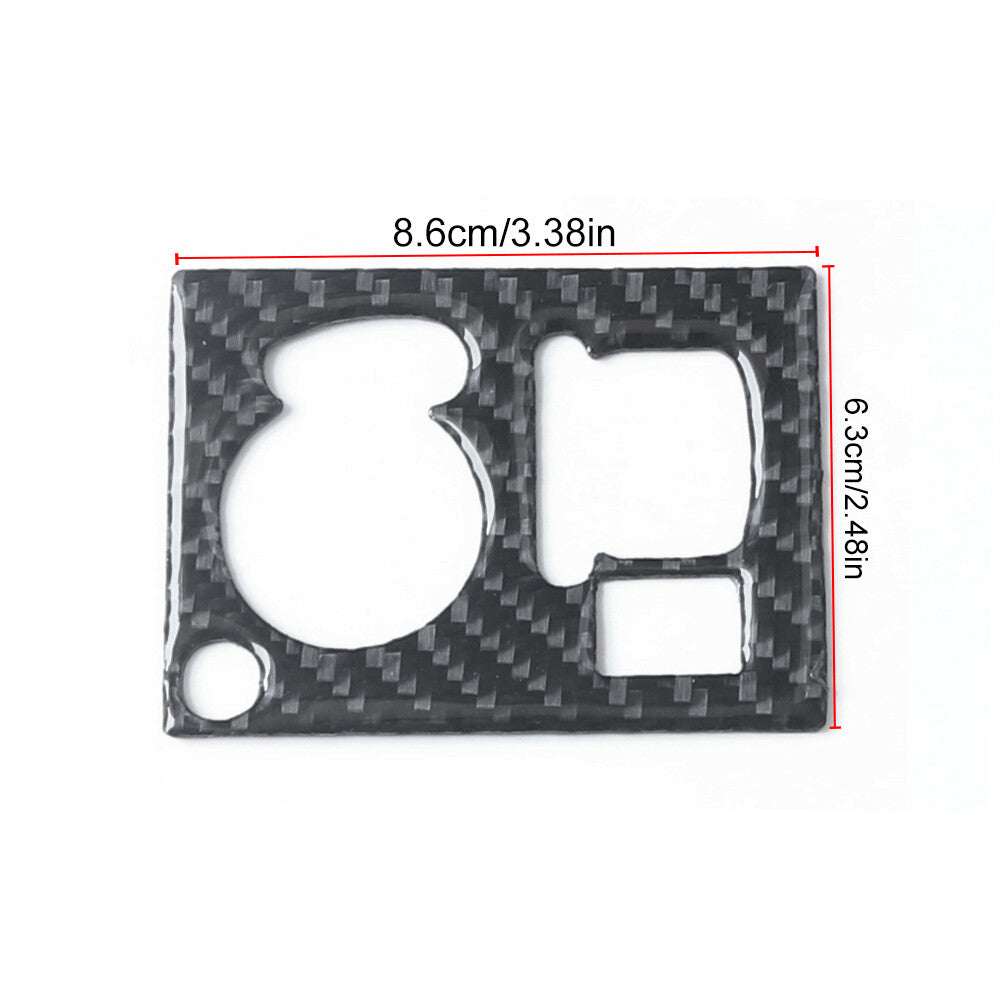 Carbon Fiber Dim Light Control Cover Trim Type A Fit for Chrysler 300 2005-2007