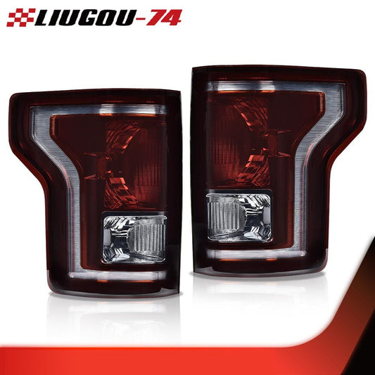 Suitable for 2015, 2016, and 2017 for Ford F-150s. 1-PAIR HALOGEN taillights (LH) and right-hand side.