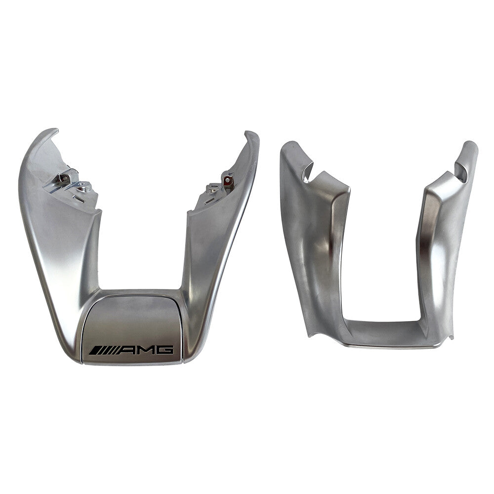for Mercedes-Benz W117 W213 W218 W205 AMG Style Steering Wheel Low Cover Trim