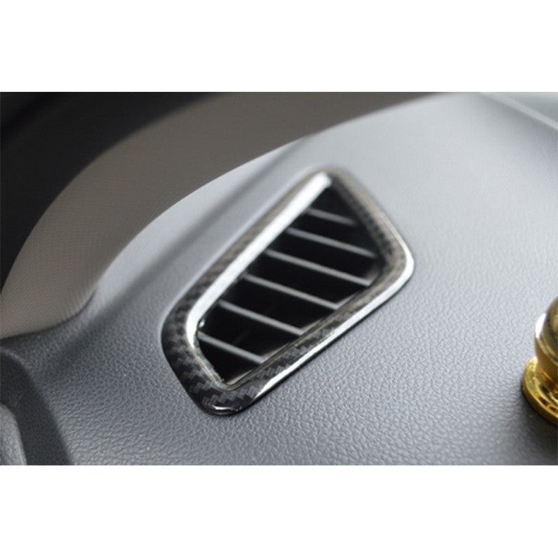 for Hyundai for Elantra 2017-2020 Carbon Fiber Dashboard Upper Air Outlet Vent Trim