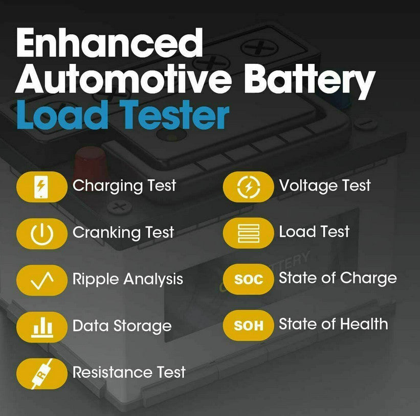 BM520 Battery Tester Diagnostic Tool Scanner Analyzer 12V/24V Suitable for Mitsubishi