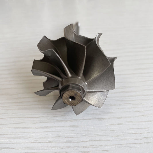 GT2256V 42.7/50mm 9-blade 704461-0004 Log Bearing Turbine Turbine Shaft and Wheel
