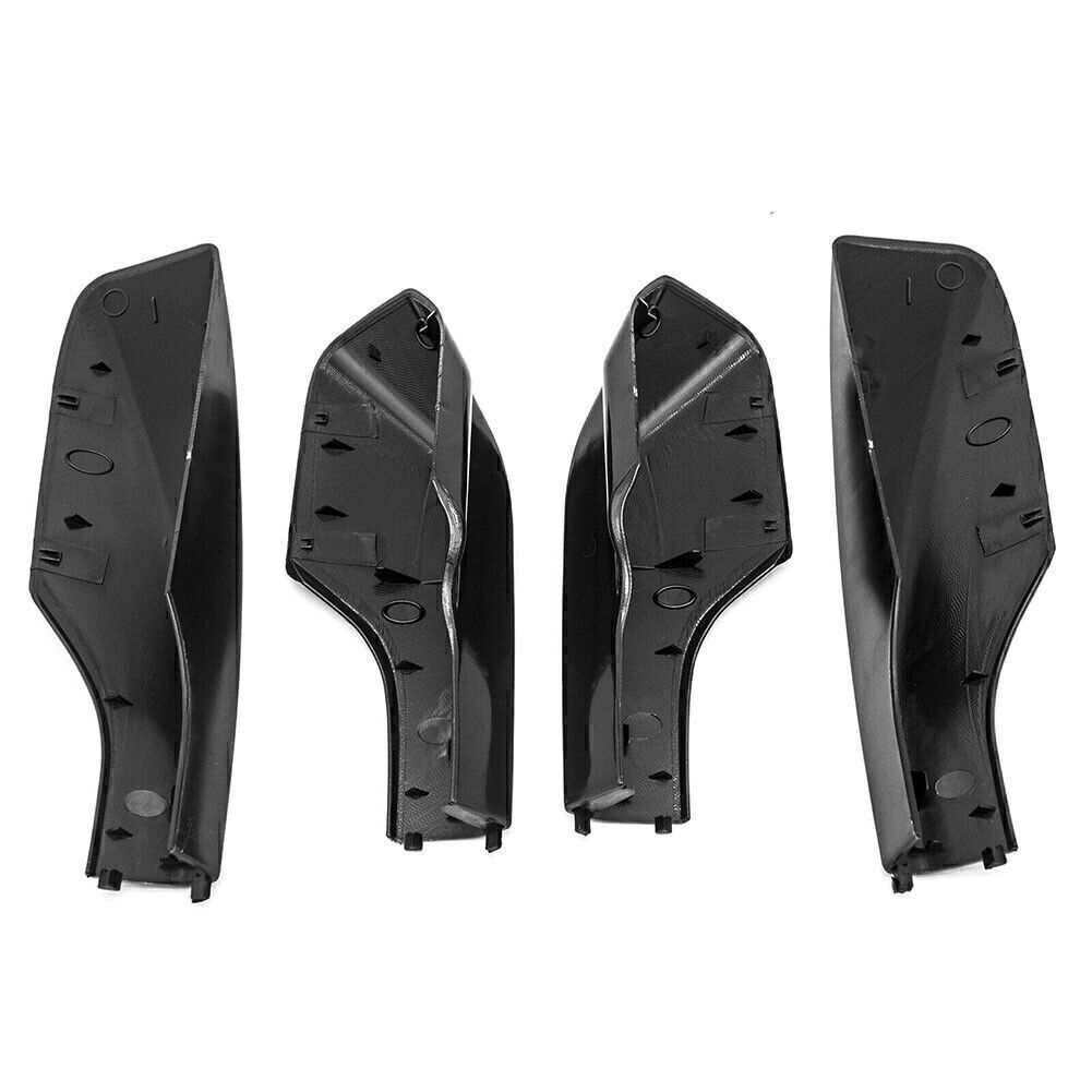 4X Black Roof Rack Rail End Cover Cap Shell Replacement Fit for Toyota RAV4 2001-05