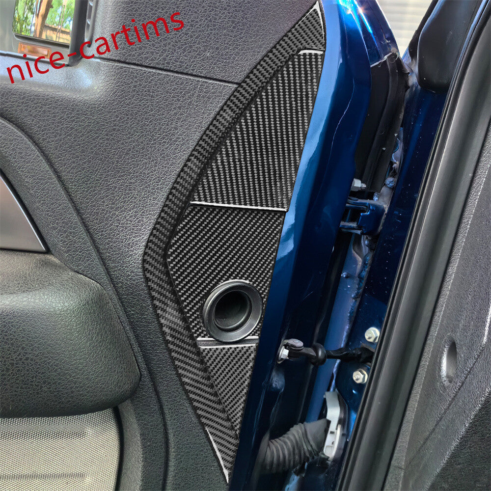 8¡ÁCarbon Fiber Front Door Buffer Cushion Mat Panel Cover for Ford F150 2009-2014
