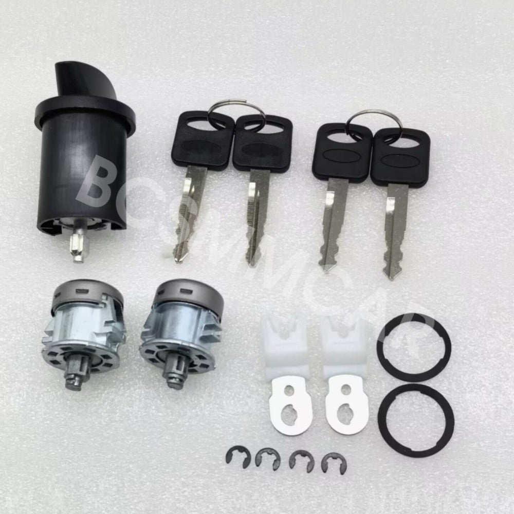 Car Ignition Door Lock Cylinder W/4 Keys 1F2009012A Fit for Ford F150 1997-2003