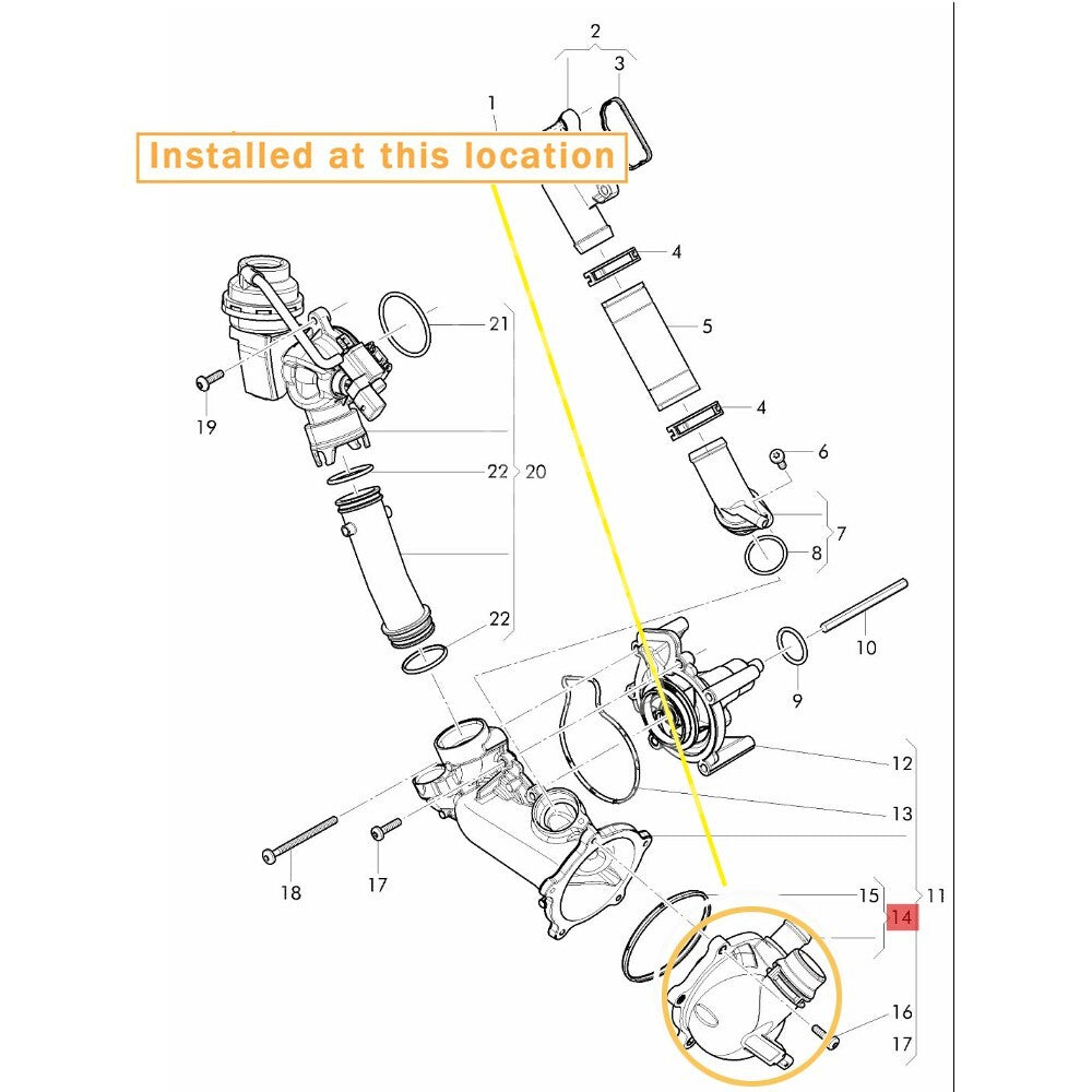 Equipment Manufacturer ( ) for Bentley GT Engine Coolant Thermostat: 079121115BL