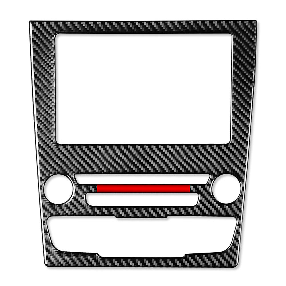 GPS-Navigationspanel-Abdeckung, passend f¨¹r for Ford Mondeo 13¨C19 schwarz rot Linie