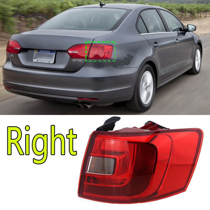 The right outer taillight brake light is applicable to for Volkswagen for Jetta sedans from 2012 to 2014.