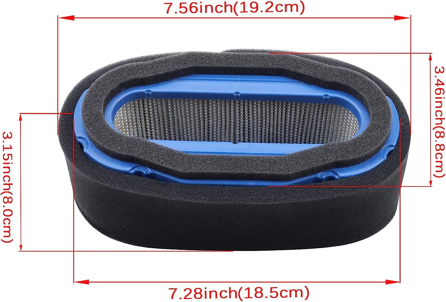 AirPre Filter for Kawasaki FH601V FH641V FH680V 19-25HP vertical shaft engines