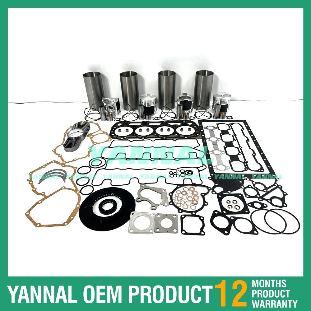 Engine overhaul and rebuild kit with washers and bearings for Perkins 404C-22 engines.