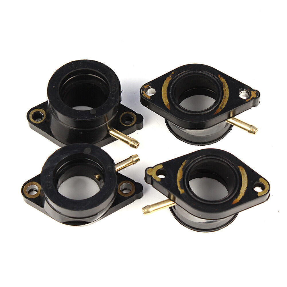 Carb Carburetor Intake Flange Boot Set Fit for Yamaha XJ550 XJ550H/J/K Maxim XJ550R