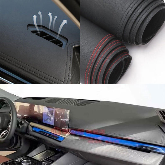 1PCS PU leather Dashboard Dash Mat Non-slip DashMat Shade for BMW 5-Series 2024+