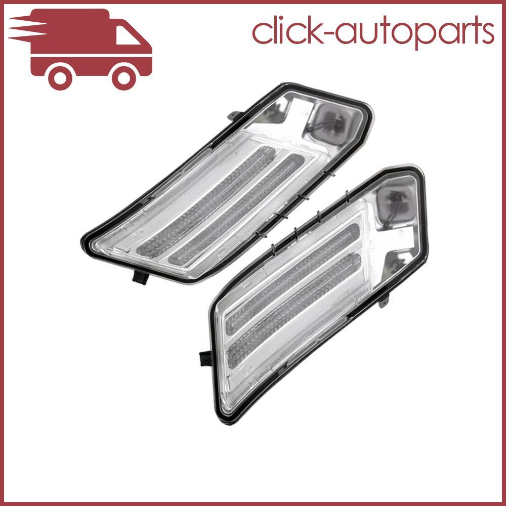 Pair Front LeftRight Bumper Parking Signal Lights For 2010 2011 2012 2013 XC60