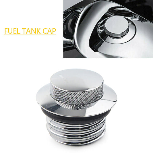 Flush Pop Up Reservoir Gas Cap Vented Fuel Tank Screw for Harley Touring