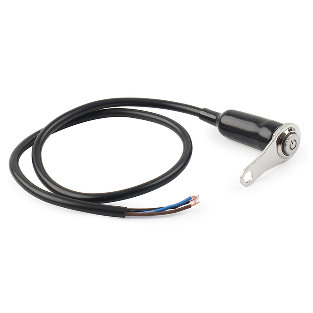 Motorcycle LED Switch ON/OFF Handlebar Mount Push Button 12V Headlight Fog Light