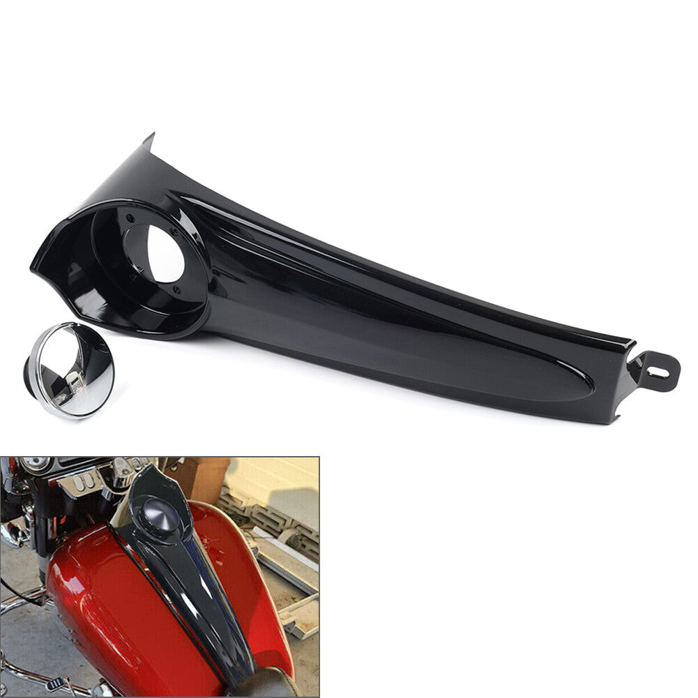 Stretched Dash Panel + Gas Tank Cap Cover Fits for Harley Electra Street Glide 86-07