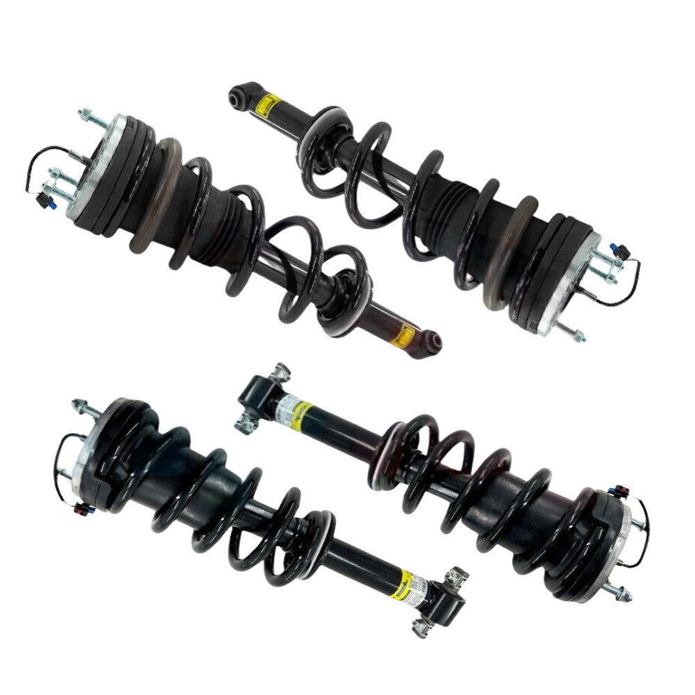 A pair of Assys L+R front shock absorber struts for Cadillac ATS RWD 2.0 3.6L Electric 2013-19