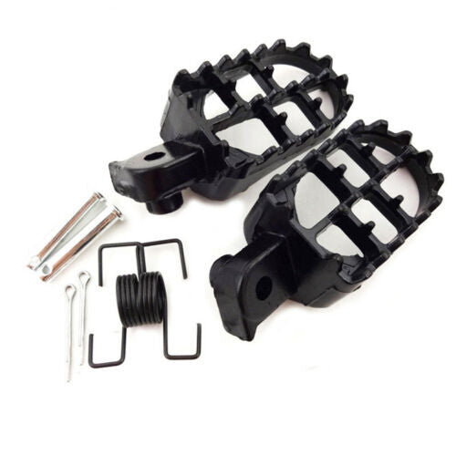 2-Piece Universal CNC Motorcycle Bicycle Wide Foot Spike Rear Set for Pedals and Racing Cars